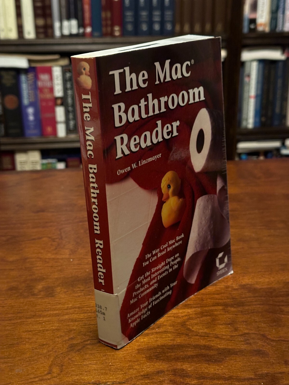 THE MAC BATHROOM READER by Owen W. Linzmayer (Very Good)