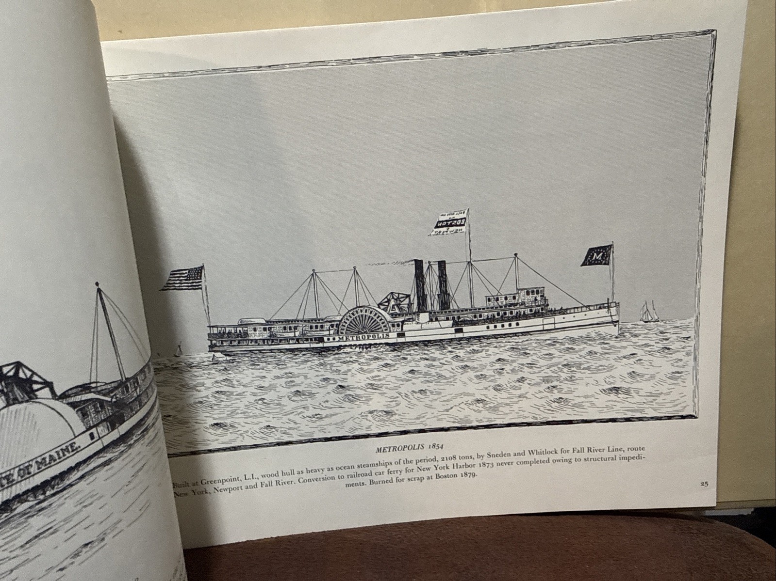 Long Island Sound And Narragansett Bay Steam Vessels – Drawings By Samuel Ward