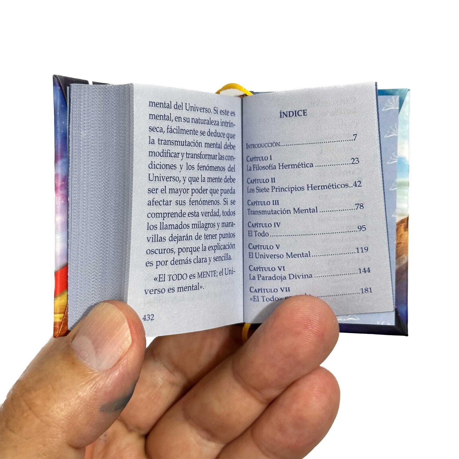 El Kybalion, sabiduria antigua Grecia y Egipto mini book 2.65″ high 432 pages HC