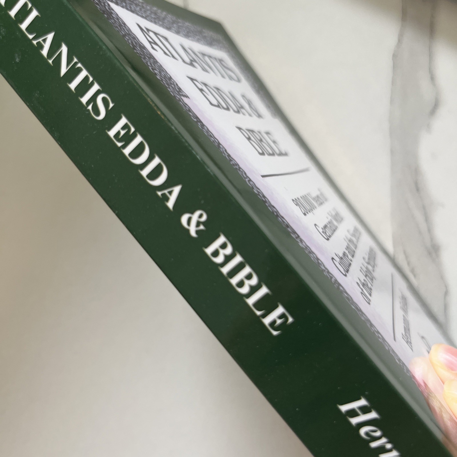 Atlantis, Edda & Bible by Hermann Wieland ,Germanic World Culture, Reprint, New