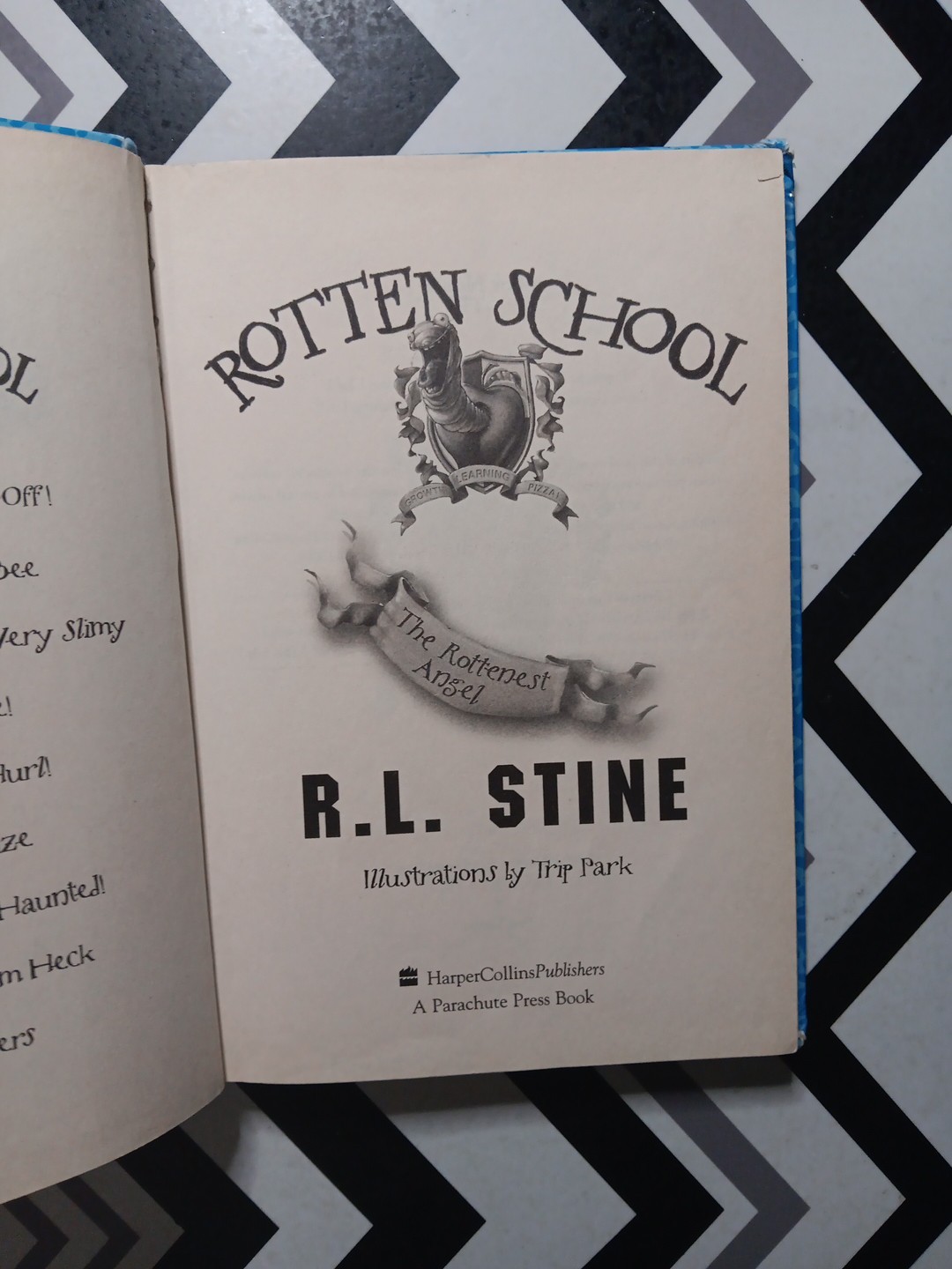 Lot Of 3 Rotten School Books RL Stine EX LIBRARY COPIES