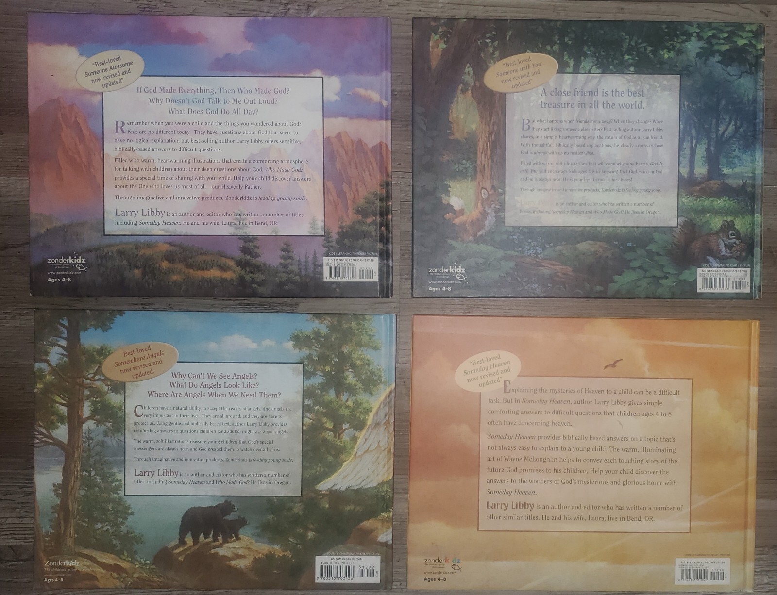 Zonderkidz Hardcover Book Set Larry Libby