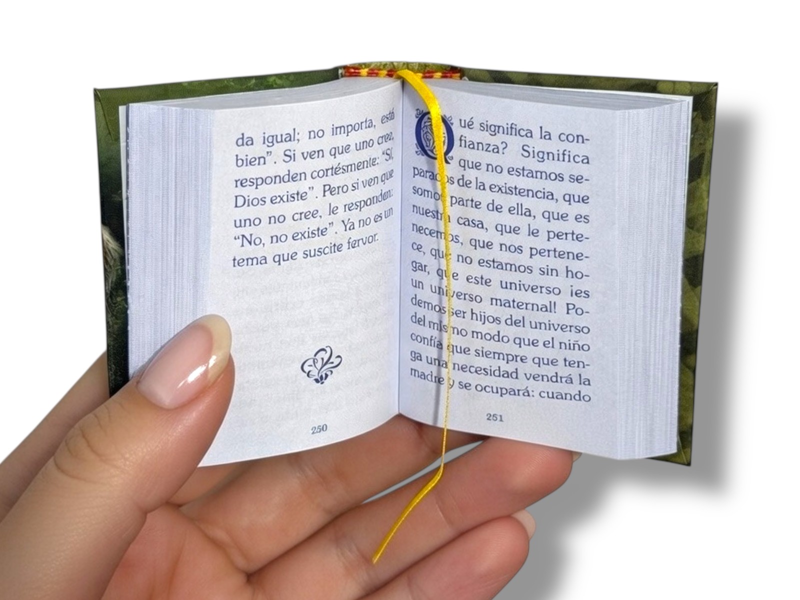 Osho Sabiduría in Spanish mini book hardcover 430 pages ribbed outer spine