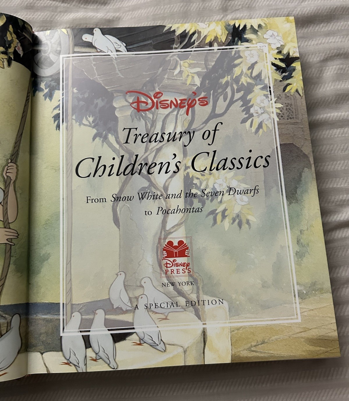 Disney Treasury of Childrens Classics From Snow White to Pocahontas 1997 HC