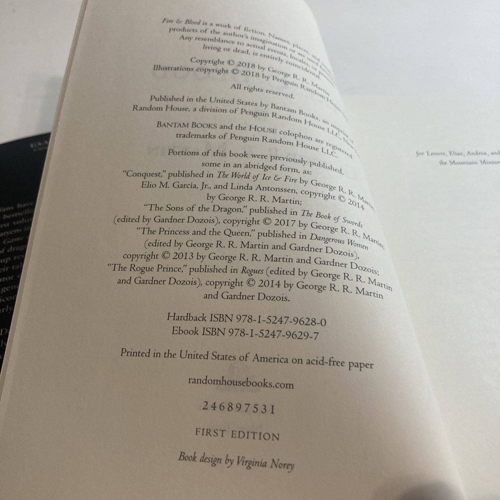 Fire and Blood : 300 Years Before a Game of Thrones by George R. R. Martin…