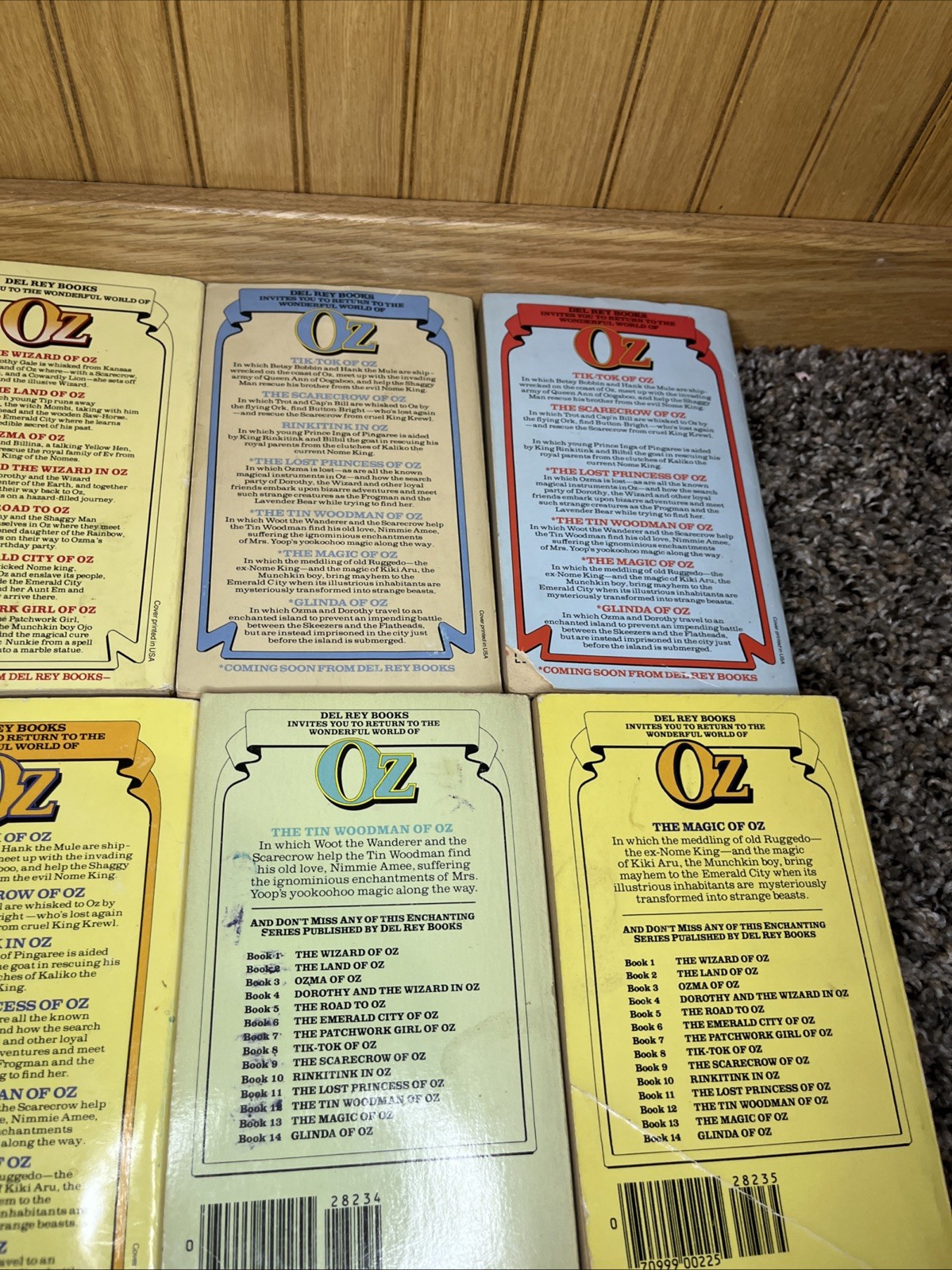 Lot of 9 The Land of Oz Paperback Books L. Frank Baum (3 & 6 – 13).