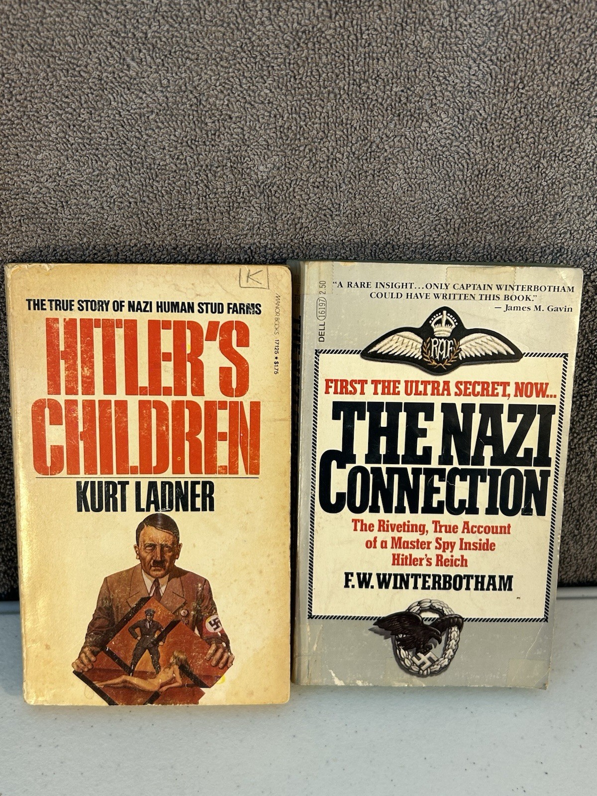 Lot of (5) Paperback Crime Books -Hitlers Children -Twisted – Gone Forever -ETC