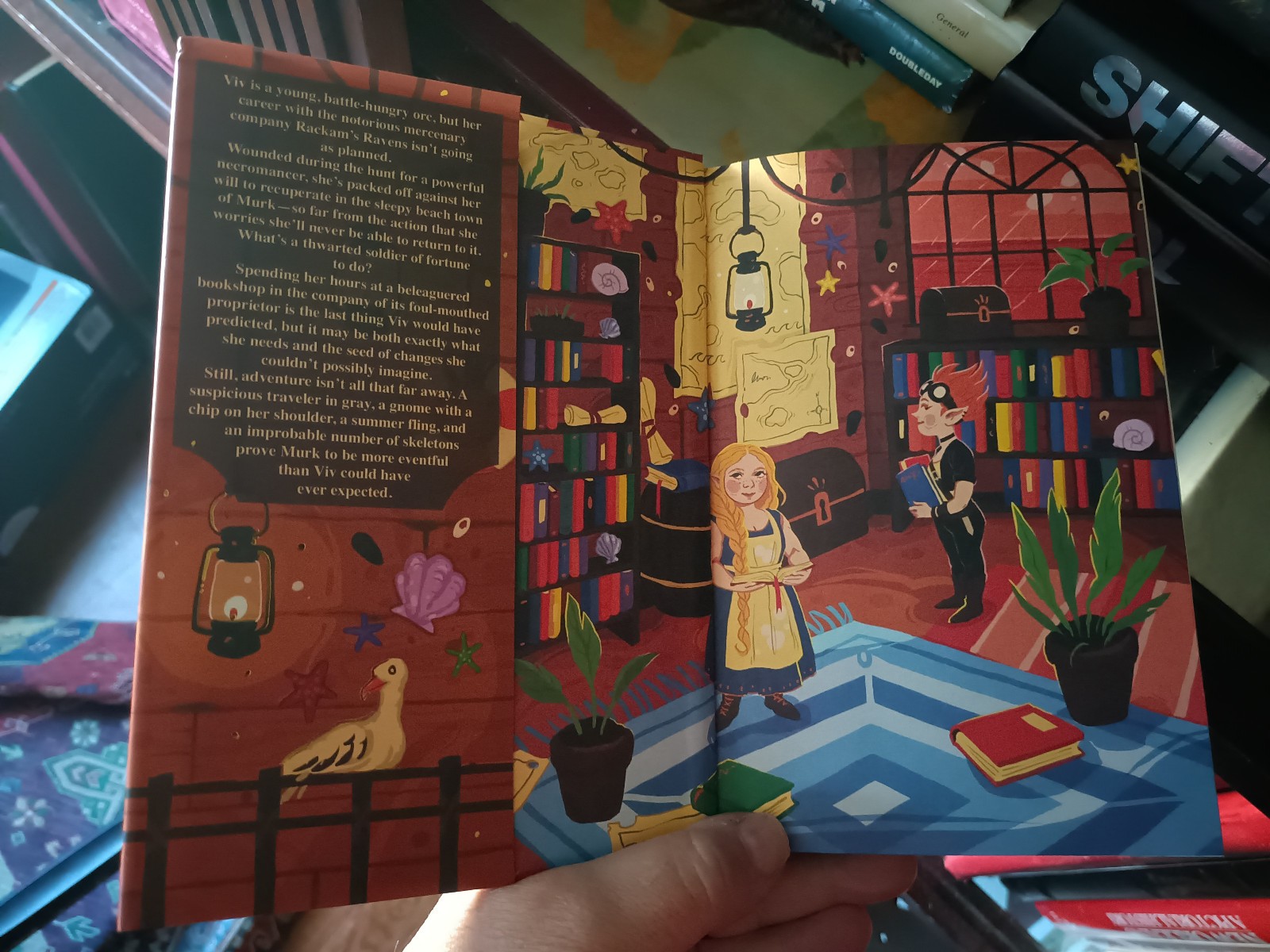 Bookshops & Bonedust_Travis Baldree_HCDJ_1st Edition_SIGNED_Bookish Box_VeryGood