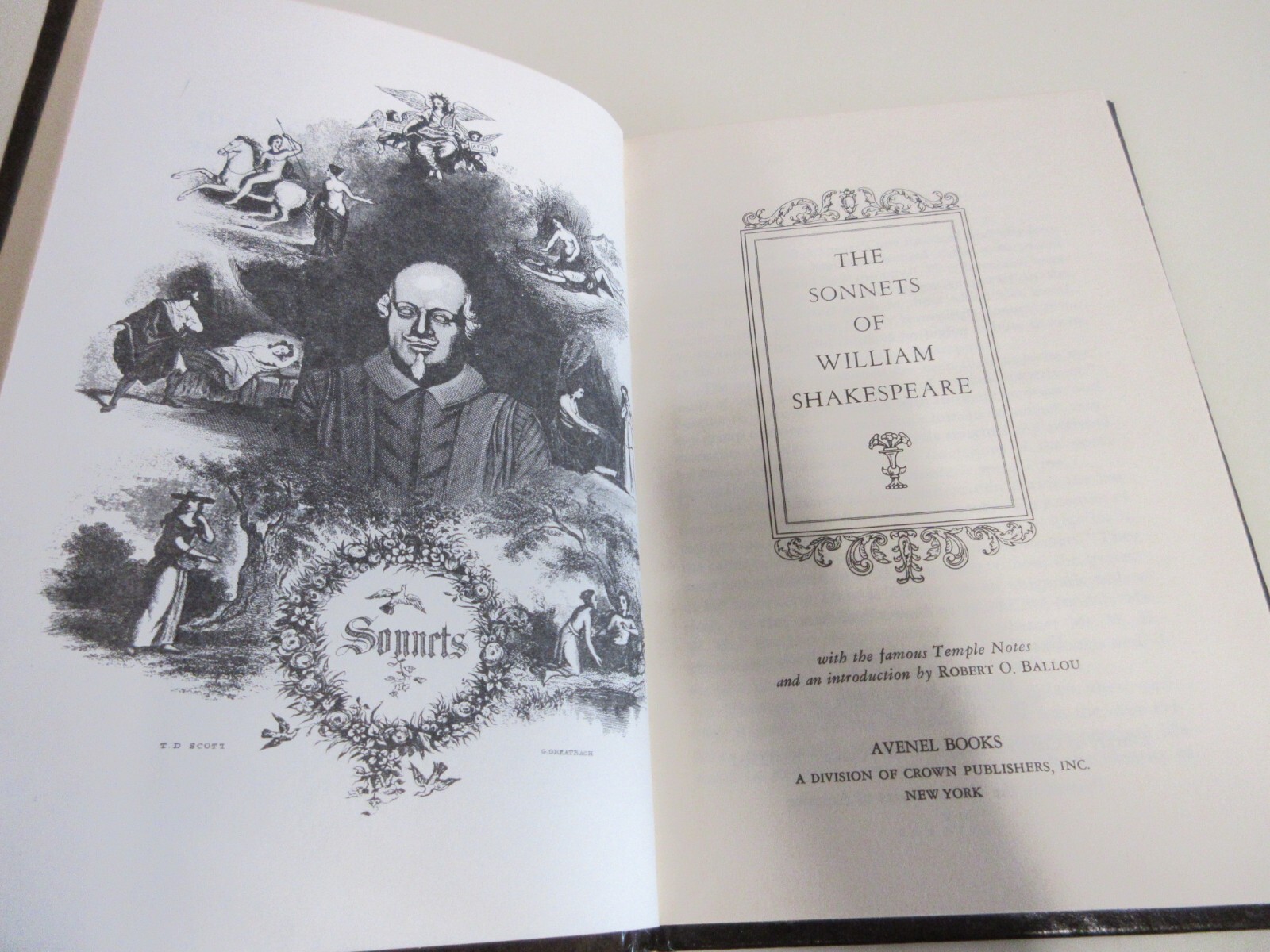 The Sonnets of William Shakespeare – Crown Publishers – 88 Pages – Vintage, 1961