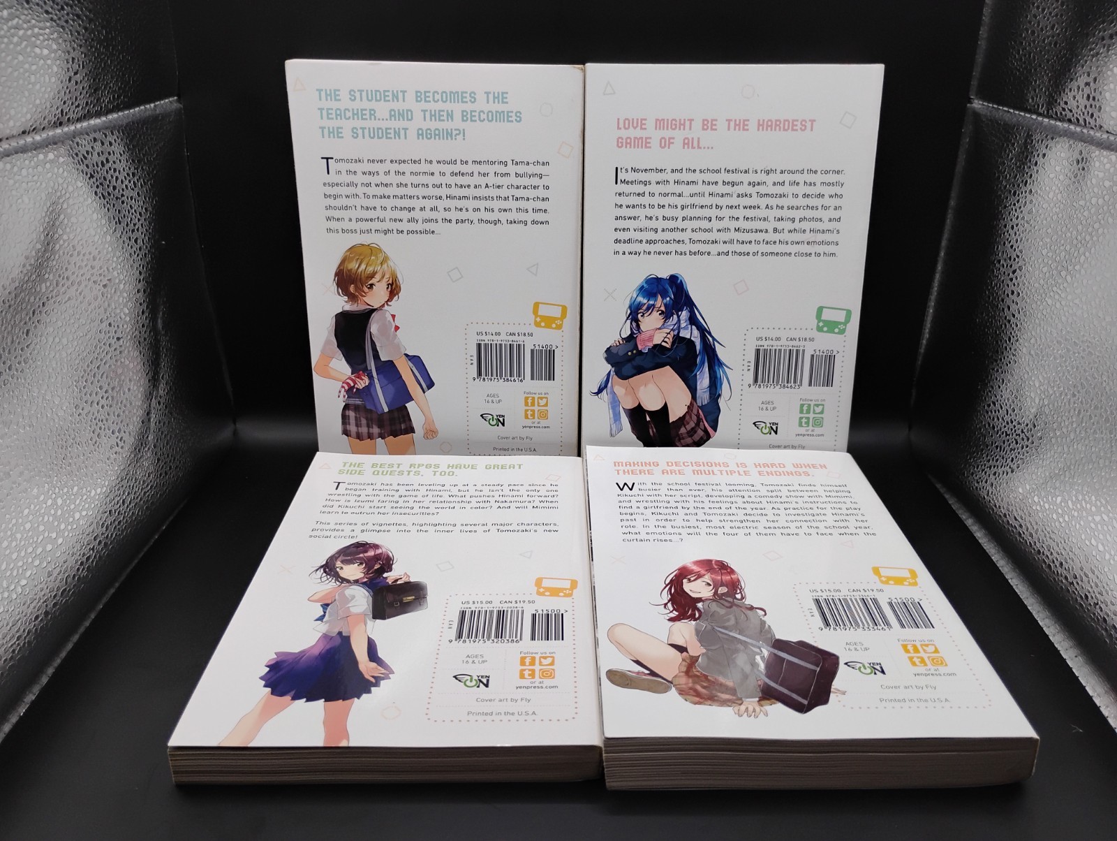 Bottom Tier Character Tomozaki Light Novel Vol. 1-10 + 6.5 + 8.5 English + manga