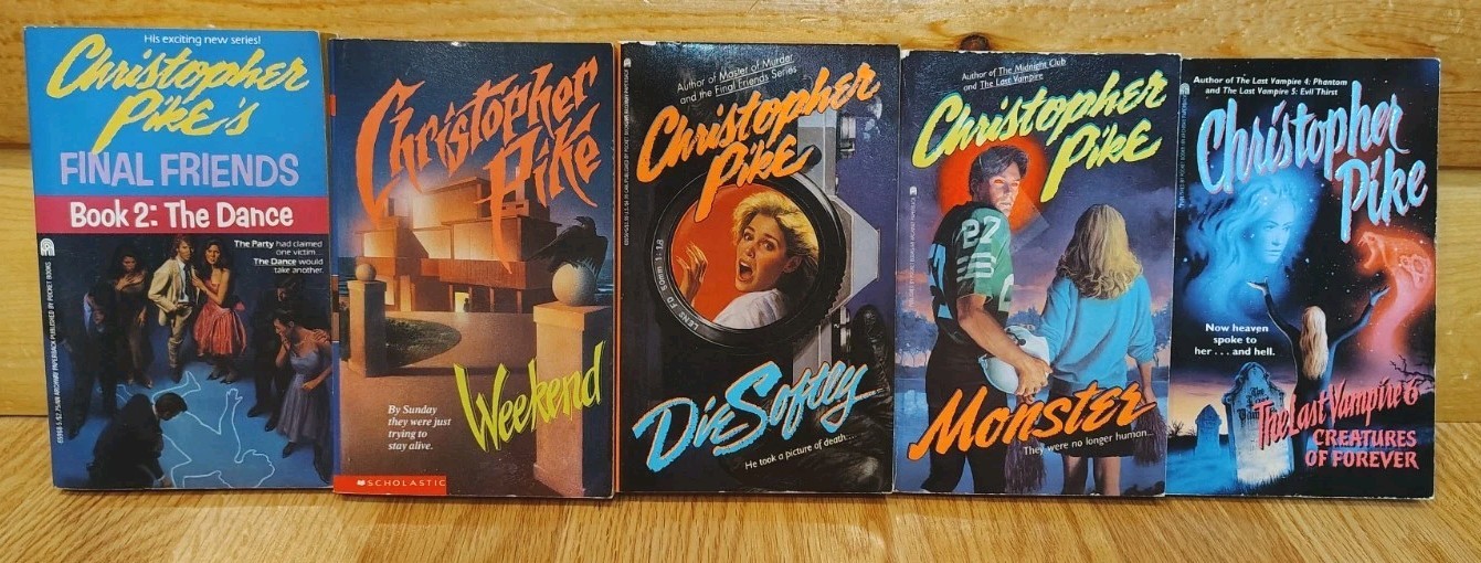 CHRISTOPHER PIKE 25 DIFFERENT BOOKS SPOOKSVILLE 1ST PRINTINGS BOX SET YA HORROR