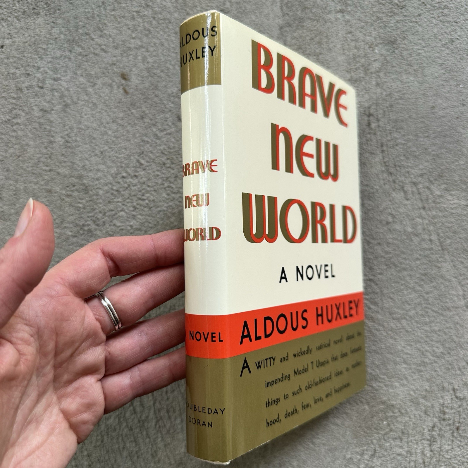 Brave New World, Aldous Huxley Hardcover First Edition FACSIMILE , 2002