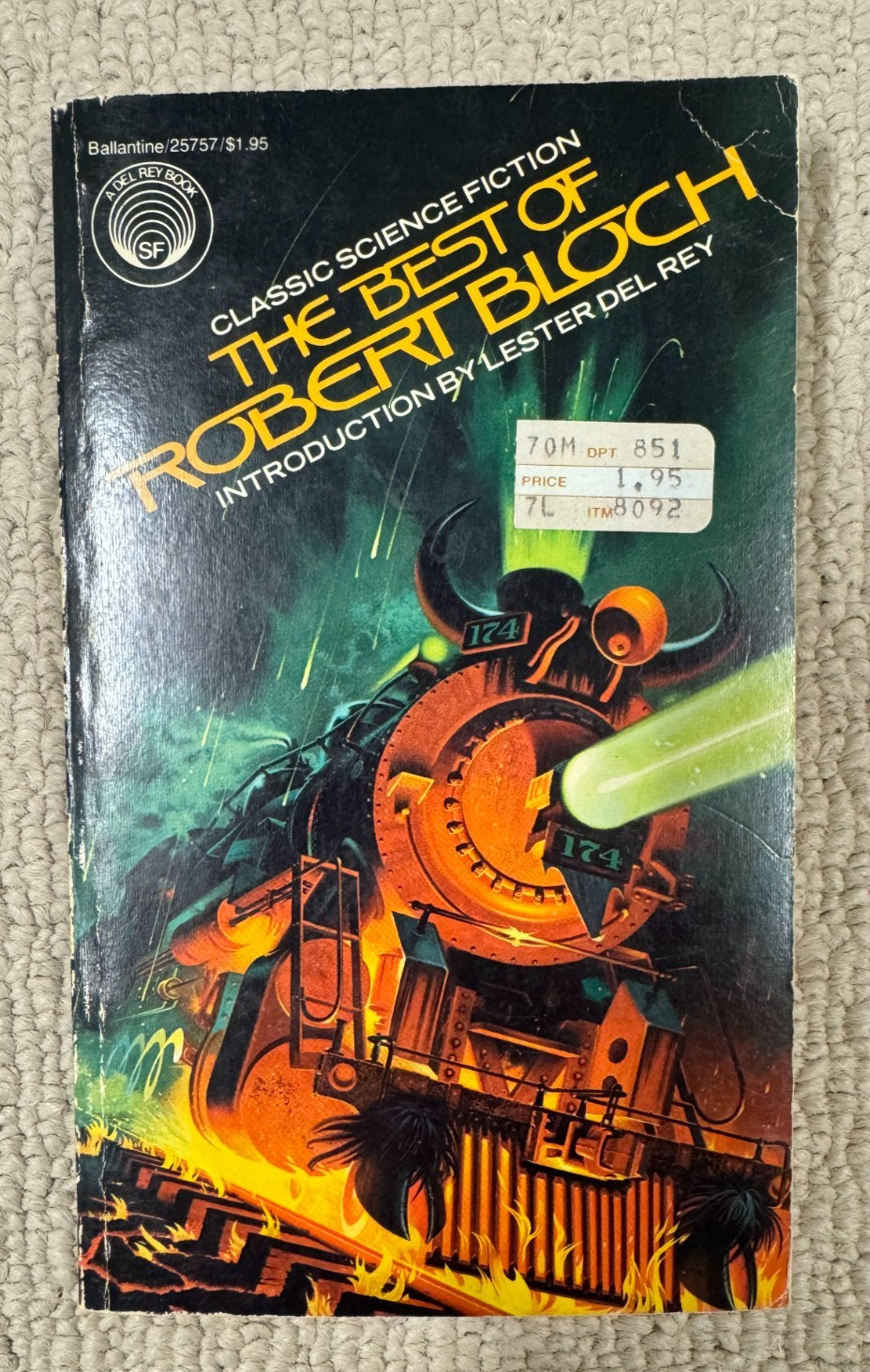 The Best of Robert Bloch – Ballantine Del Rey Paperback First Edition 1977