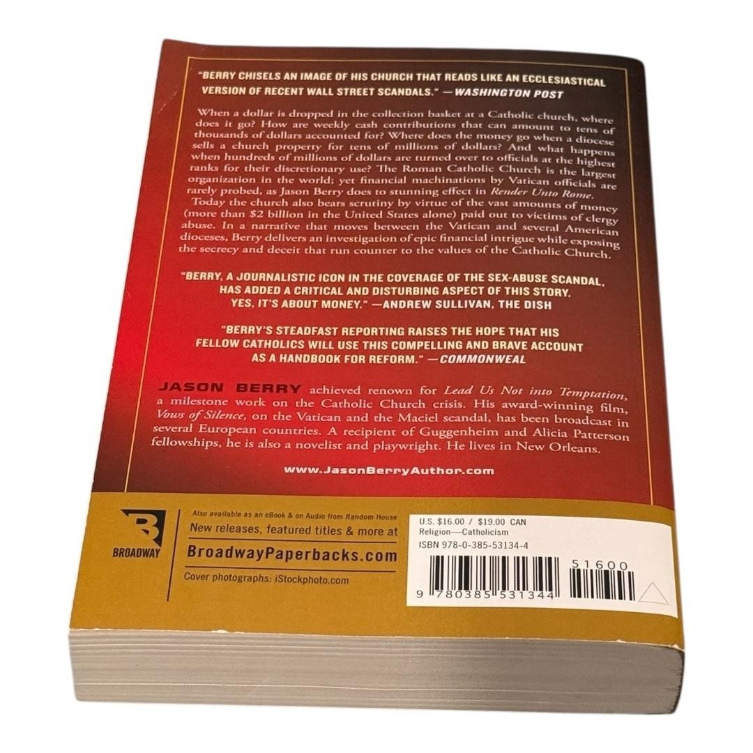 Render Unto Rome Jason Berry Catholic Church Money Investigative Paperback Book