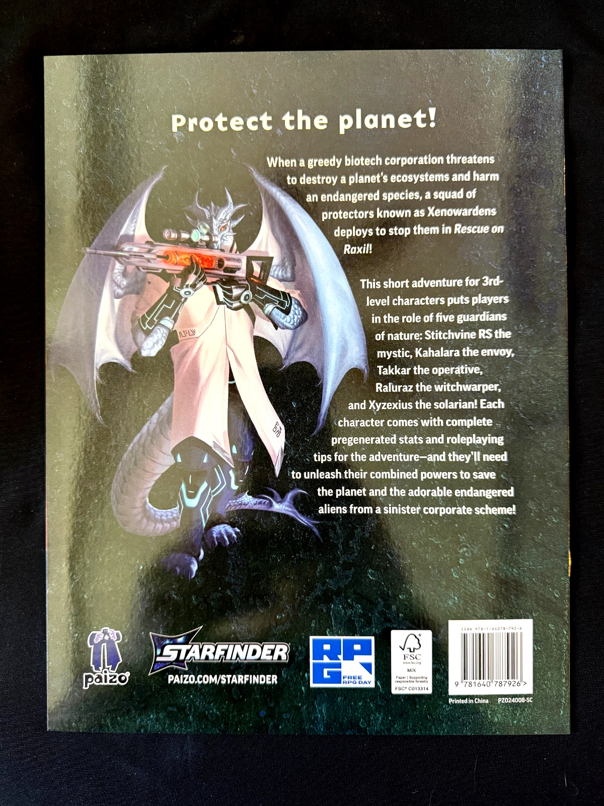 Free RPG Day 2026 Starfinder Rescue on Raxil sci-fantasy adventure 3rd lvl Paizo