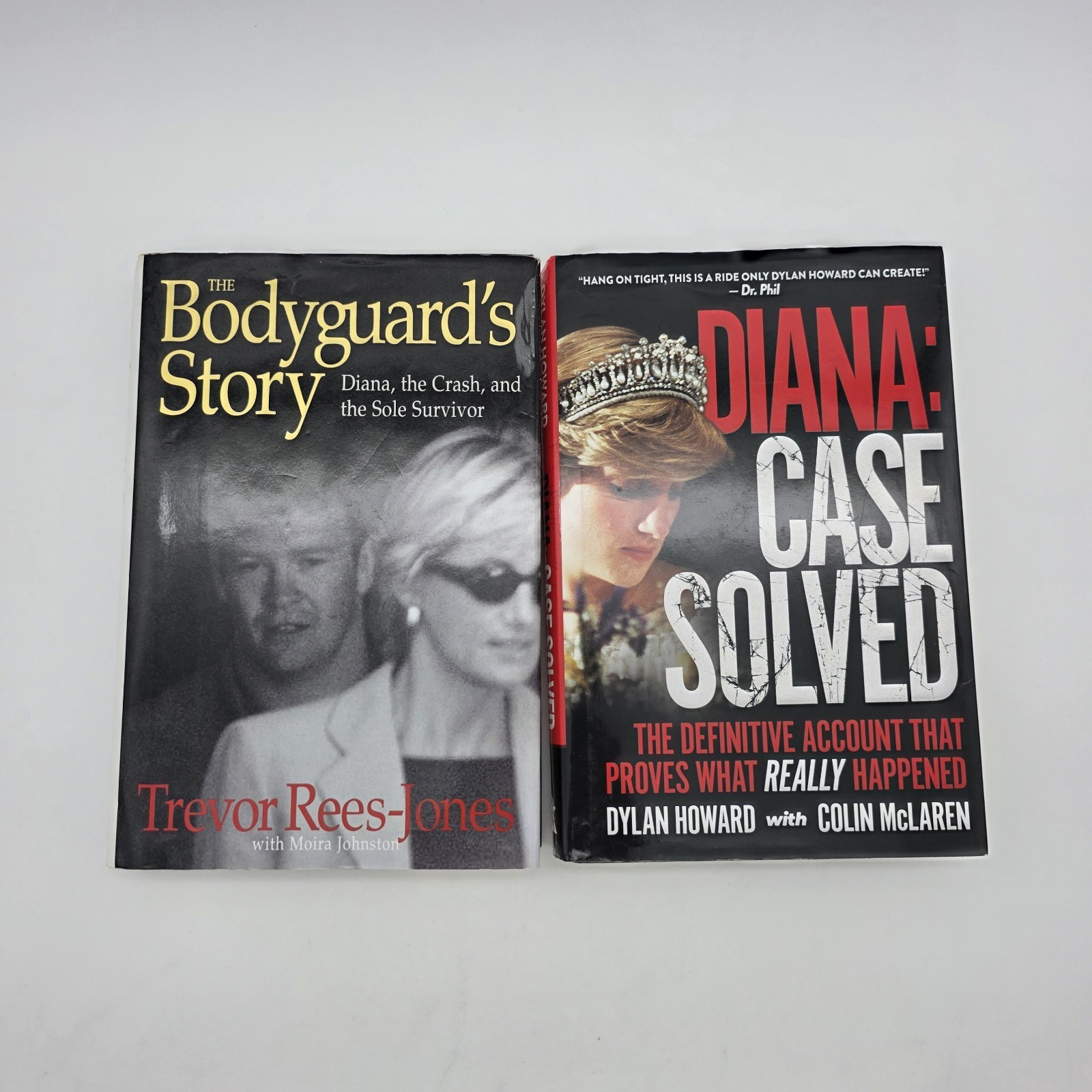 Lot of 4 Books on Princess Diana, Her Boys, Her Case, Multiple Titles Authors HC