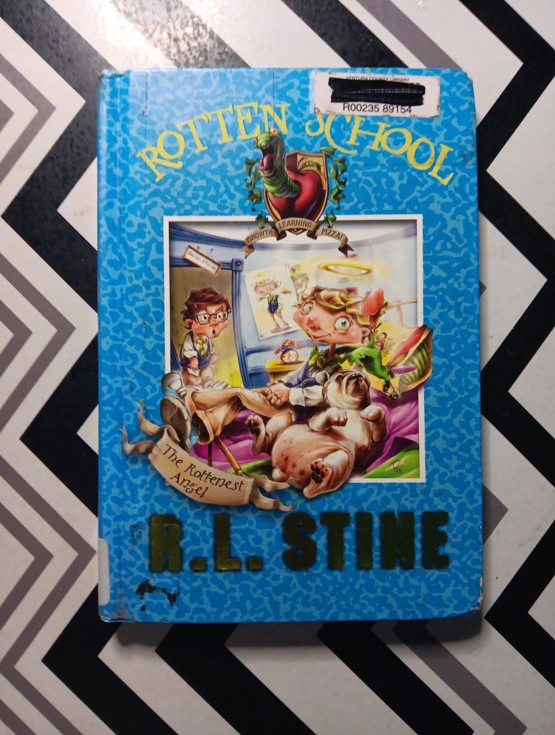 Lot Of 3 Rotten School Books RL Stine EX LIBRARY COPIES