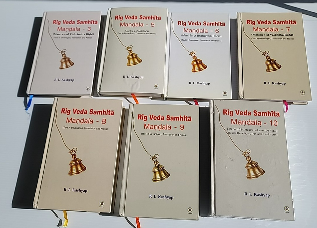 Rig Veda Samhita (3, 5-10 Mandala) by Rig Veda Sanskrit – R L Kashyap – English
