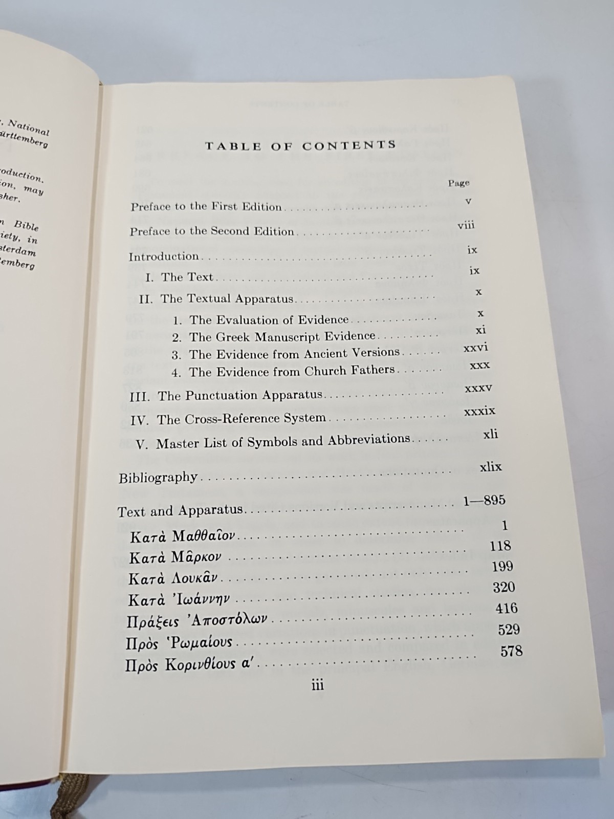 THE GREEK NEW TESTAMENT ~ Vintage 1968 United Bible Societies (Made In Germany)