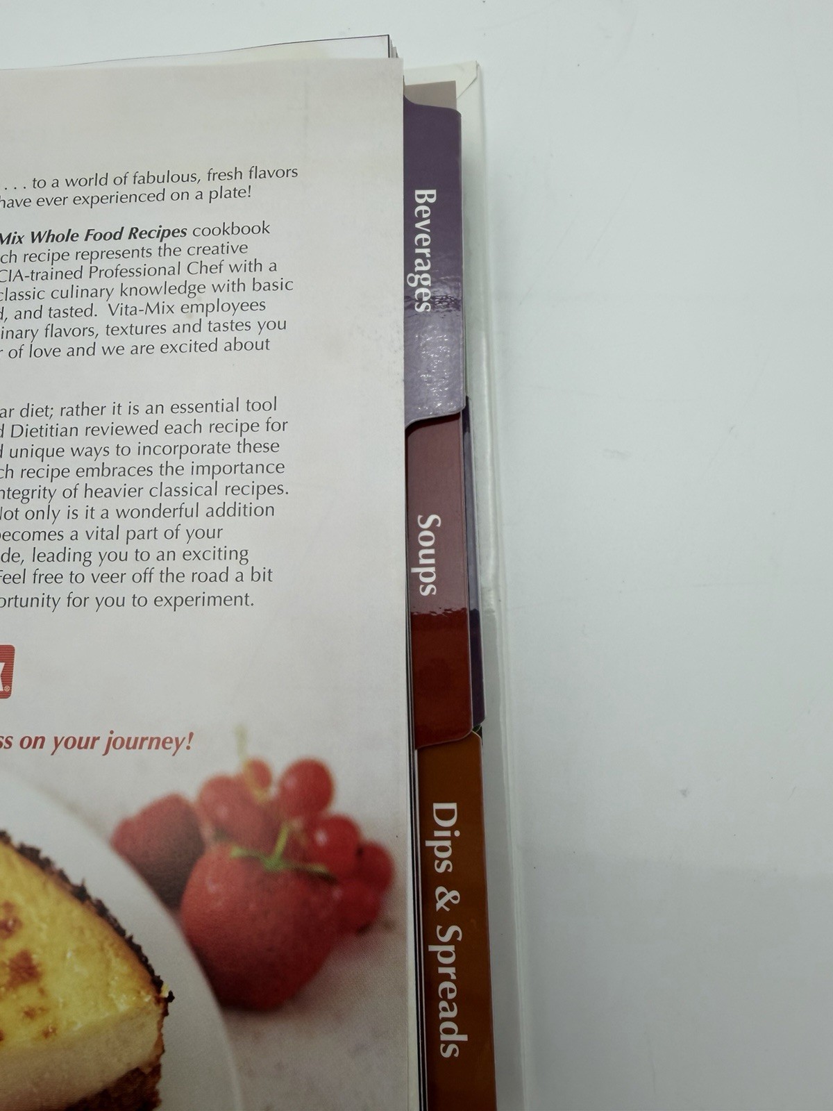 Vita Mix Whole Food Recipes Cookbook Smoothies Soups Dips Breads Breakfast #B47