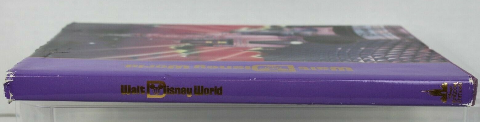 Walt Disney World Disney Kingdom Editions Purple Hardcover Book with Dust Jacket
