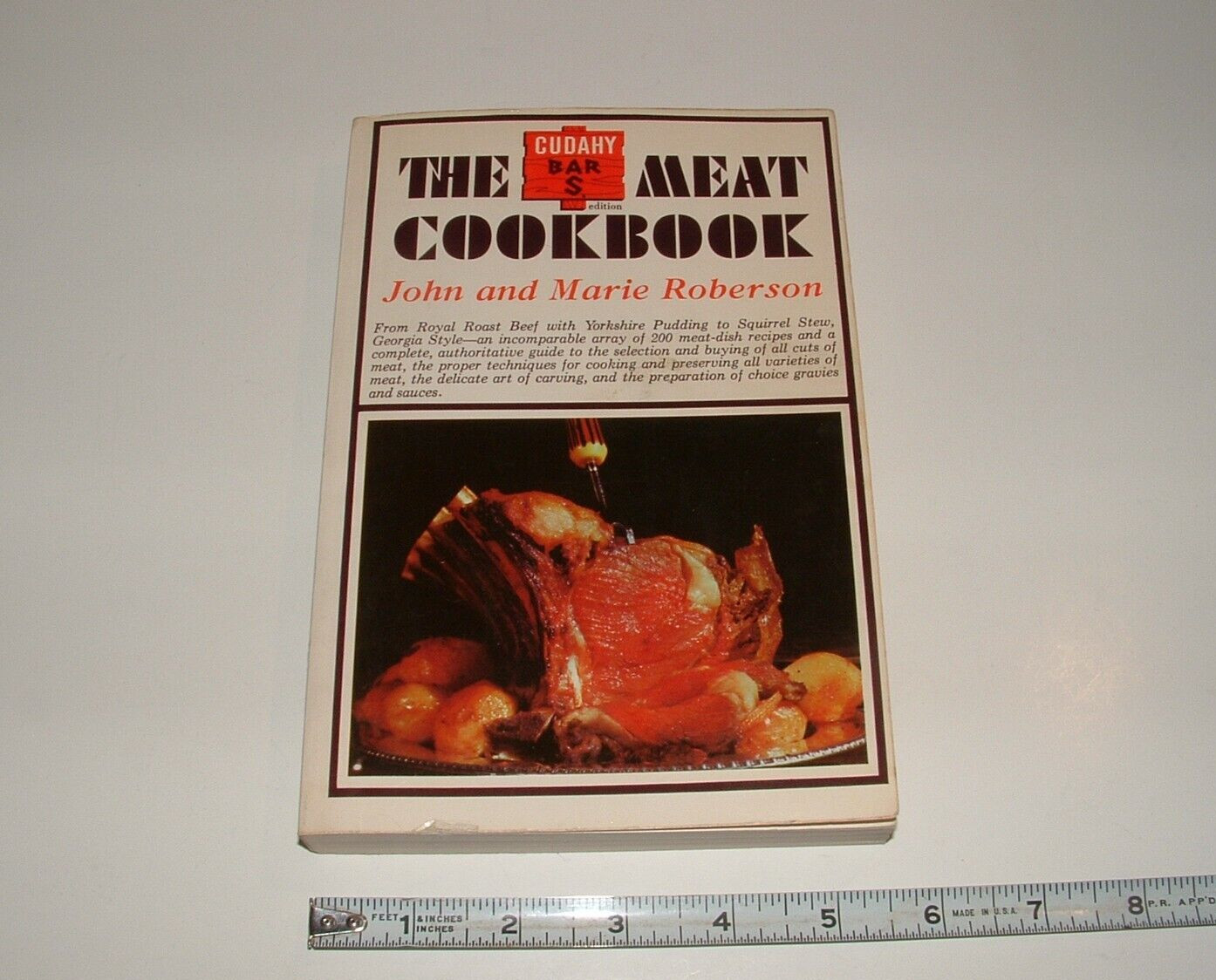 The Cudahy Bar-S Meat Cookbook, 1966, Soft Cover, 344 Pages, Vintage, pre-owned
