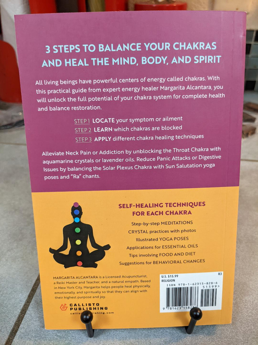 Chakra Healing by Margarita Alcantara (PB, NEW)