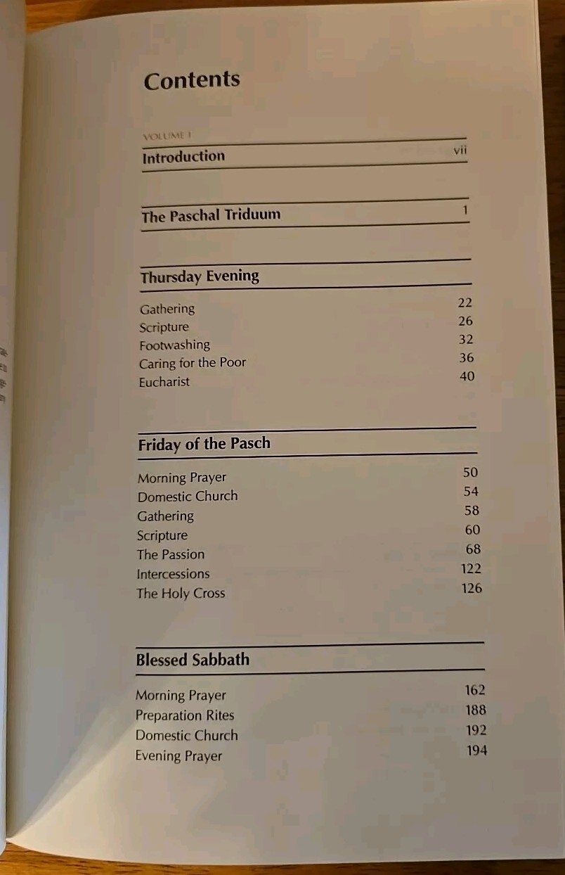 Triduum Sourcebook Like New 1996 Vol 1 & 2 Catholic Easter Paschal Liturgy