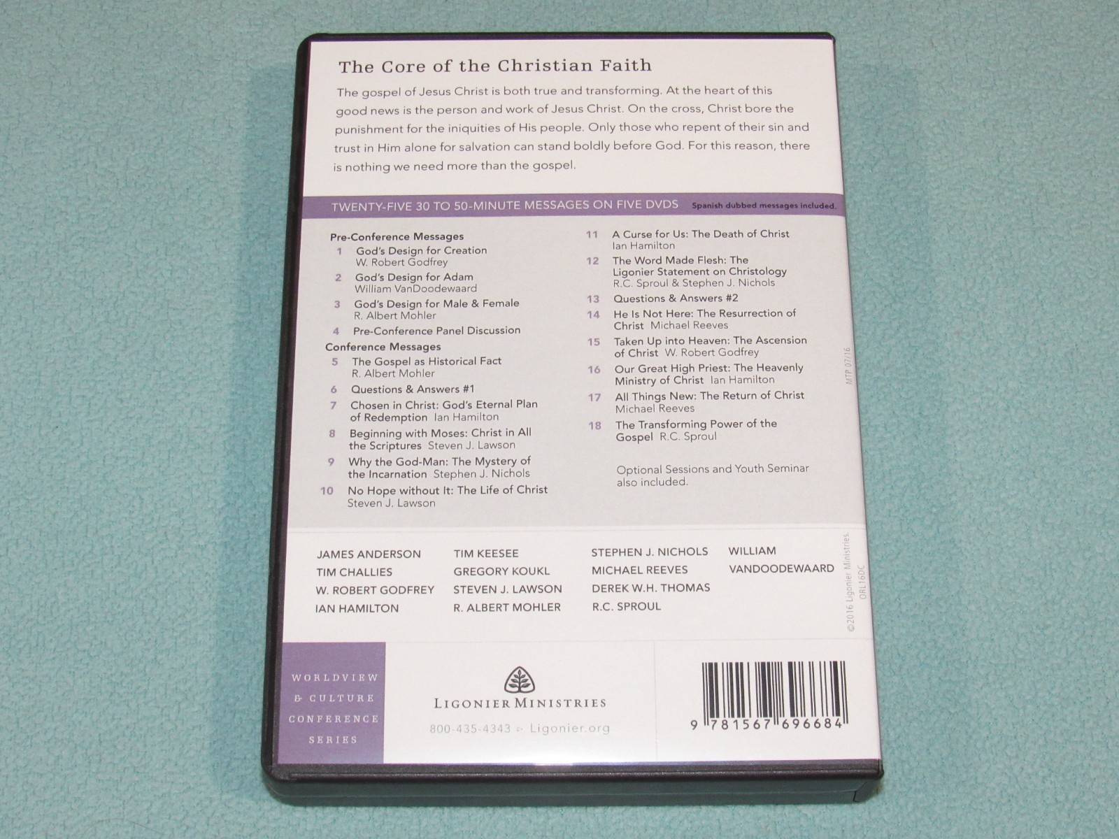 GOSPEL: 2016 NATIONAL CONFERENCE by Ligonier Ministries (2016, DVD, 5-Disc Set)