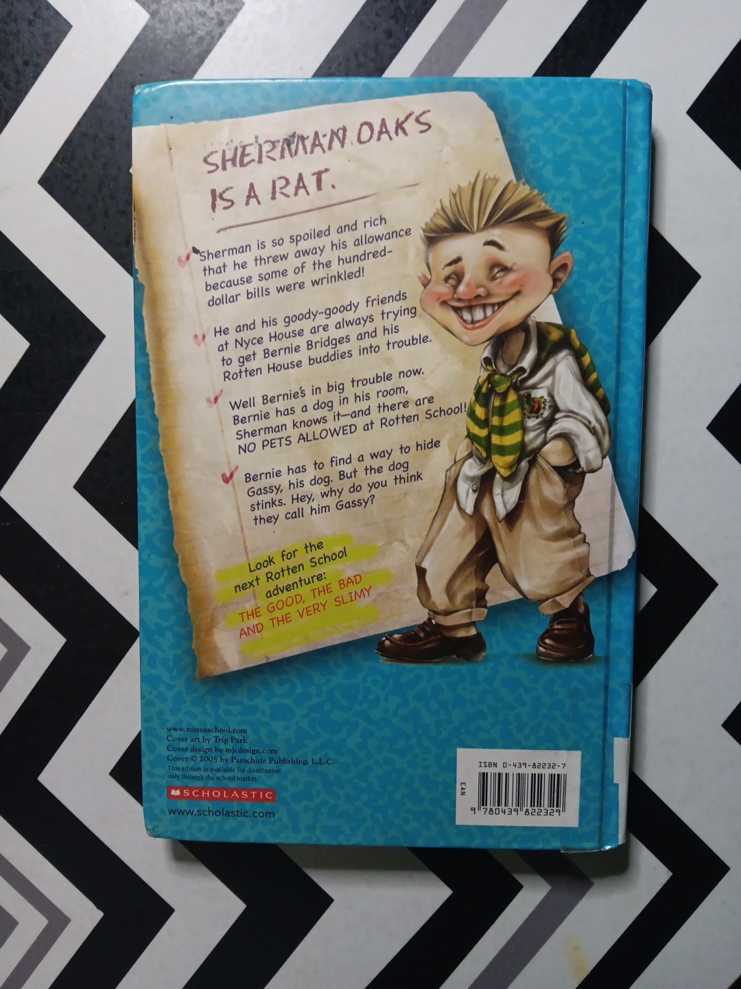 Lot Of 3 Rotten School Books RL Stine EX LIBRARY COPIES