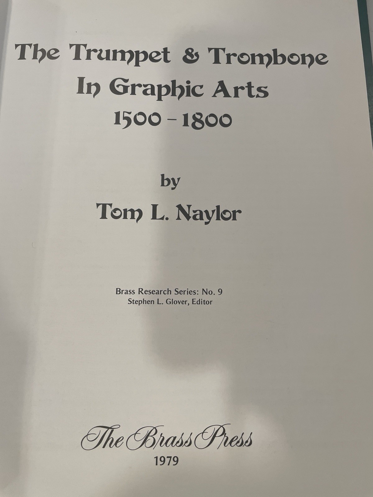 The Trumpet & Trombone in Graphic Arts 1500 – 1800 | Tom L. Naylor