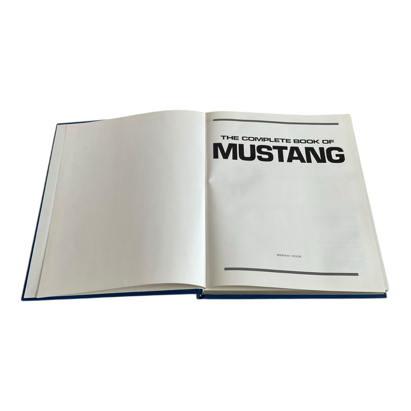 The Complete Book of MUSTANG Hardcover History Photos Shelby Boss 302 Pages 1989