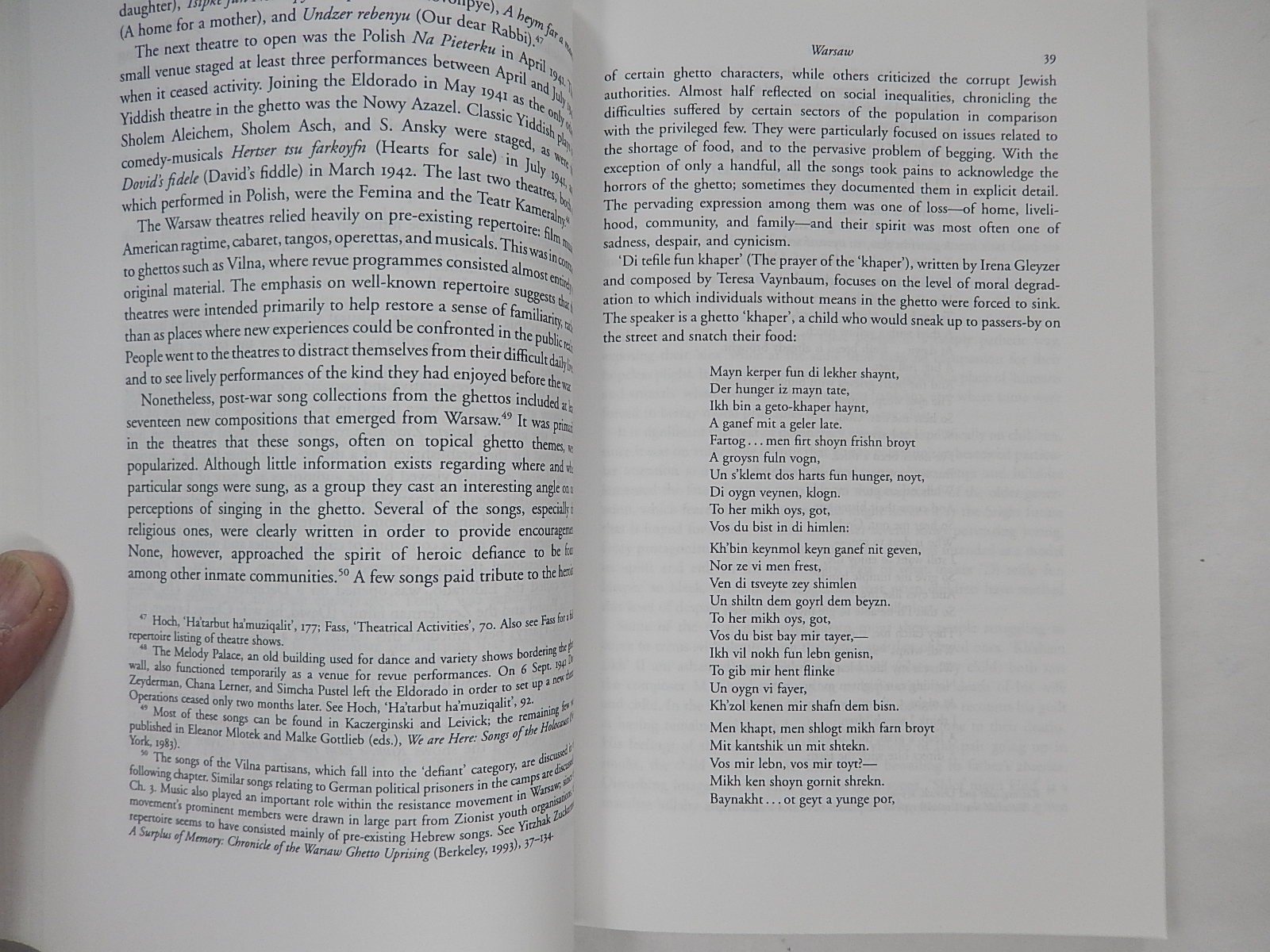 Music in the Holocaust: Confronting Life in Nazi Camps by Shirli Gilbert, 2007