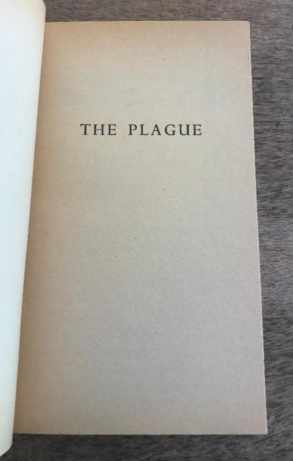 2 ALBERT CAMUS NOVELS ~ THE PLAGUE & THE STRANGER ~ MAN’S STRUGGLES WITH MANKIND