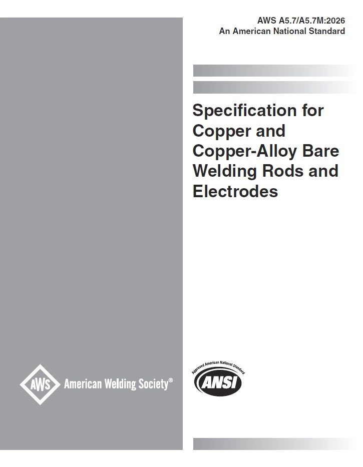 AWS A5.7/A5.7M:2026 – SPECIFICATION FOR COPPER AND COPPER-ALLOY BARE WELDING ROD