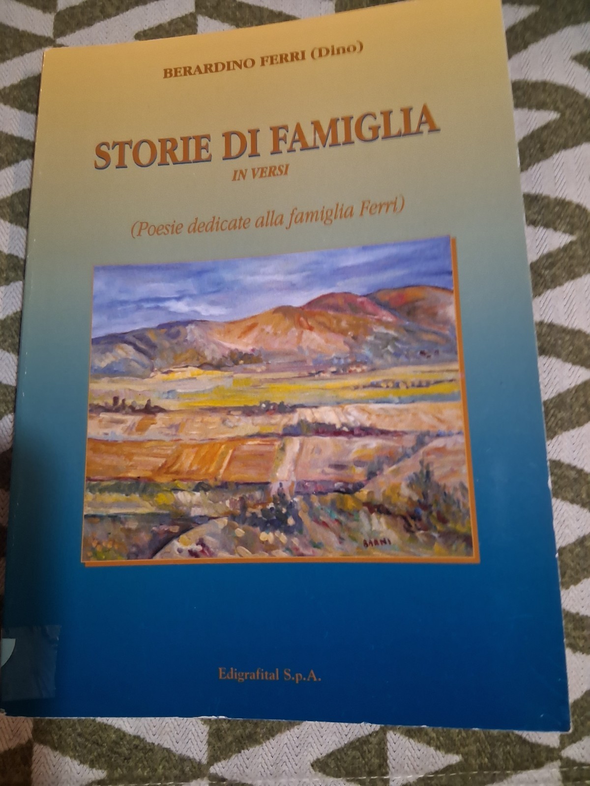 Lot Of 5 Italian Language Paperbacks Berardino Ferri Poem Books