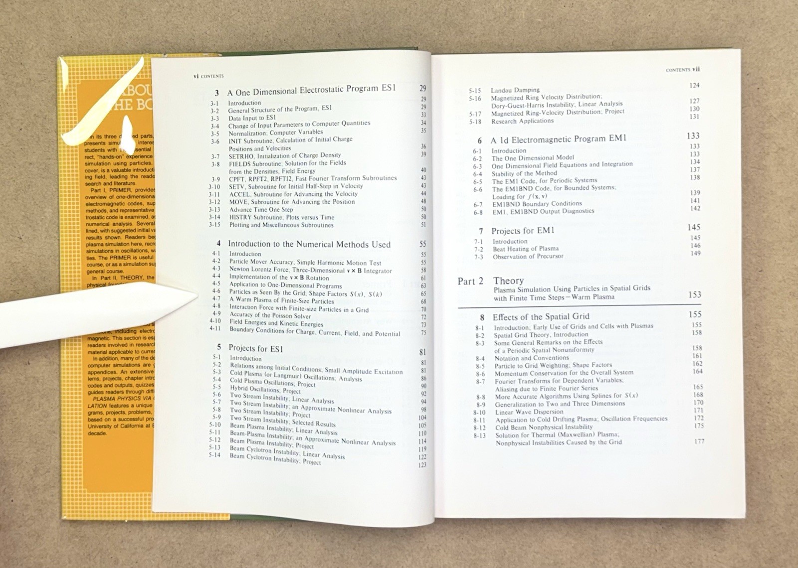 Signed! Plasma Physics Via Computer Simulation by Birdsall & Langdon 1985 HCDJVG