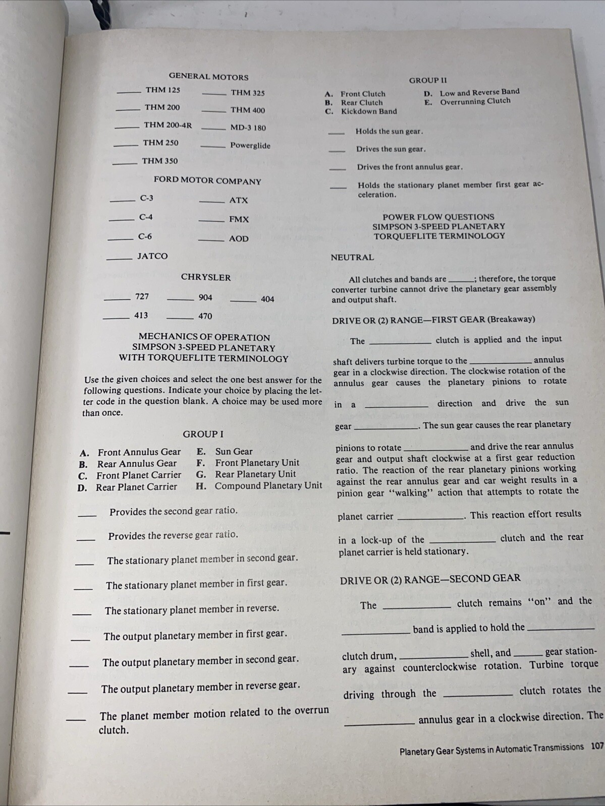 Automatic transmissions Mathias F Brejcha 402 pages printed in USA 2nd Edition
