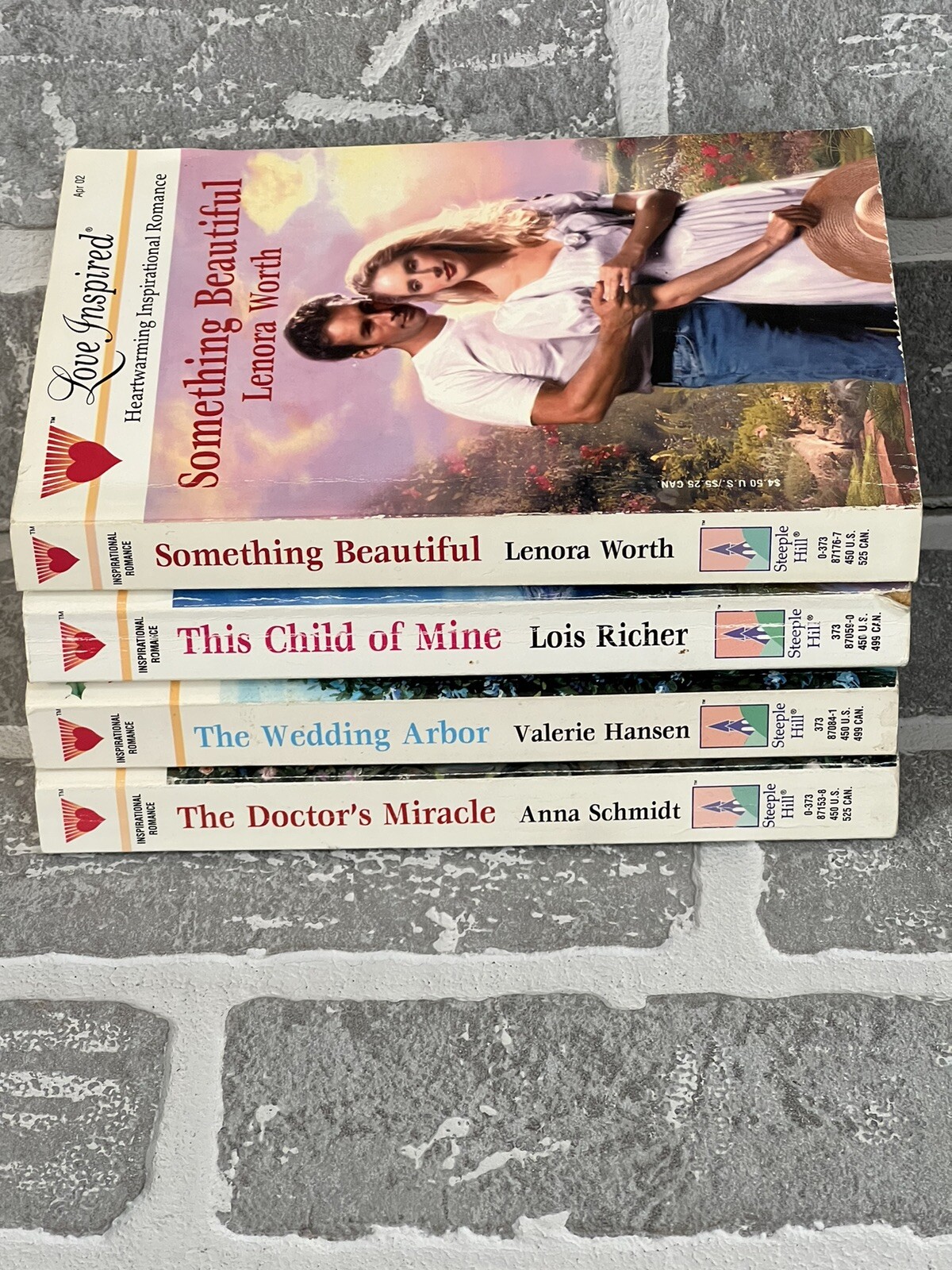 Steeple Hill Love Inspired Romance Lot 4 Paperback Books
