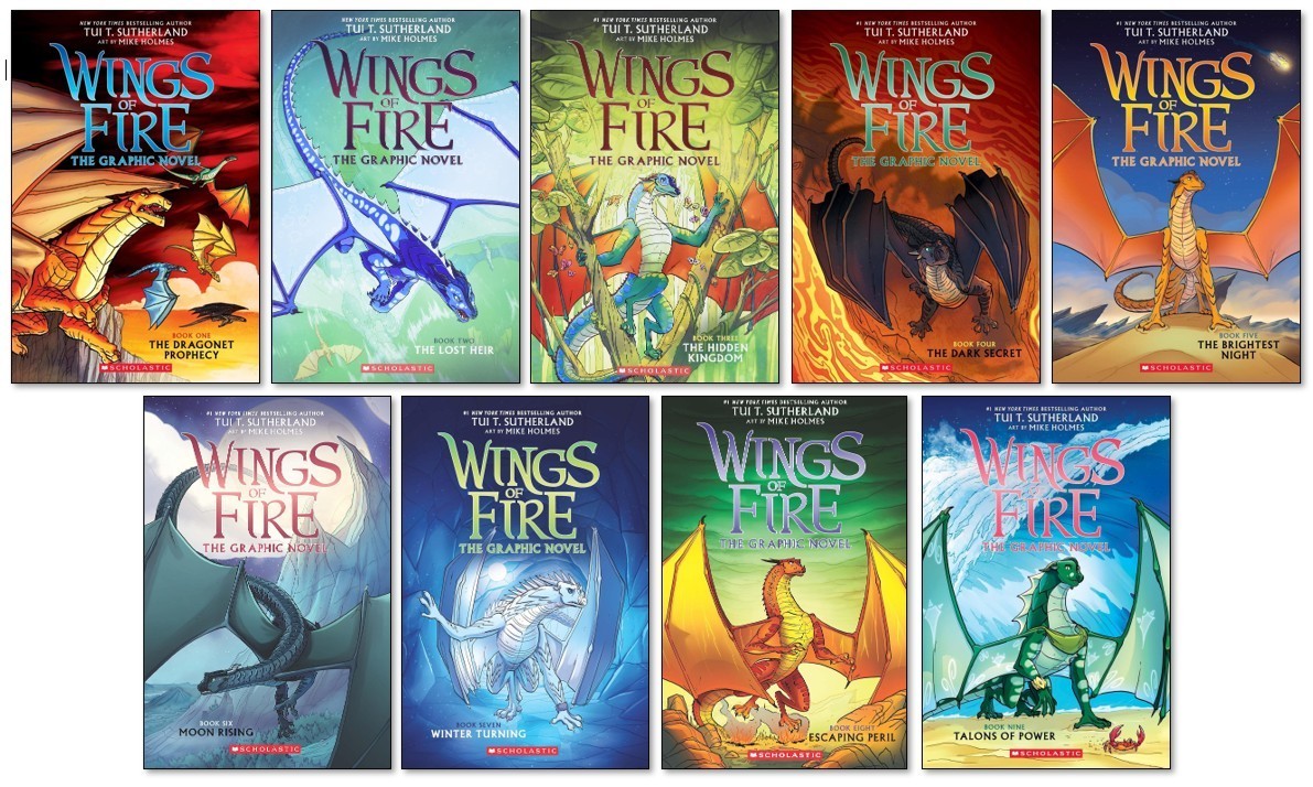 Wings of Fire Graphic Novel Complete Series Set (Books 1 to 9 )