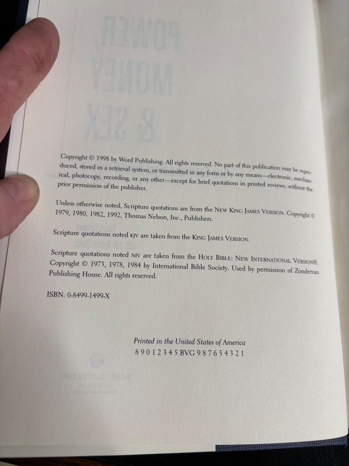 Power, Money, & Sex Deion Sanders 1998 Autobiography Memoir Word Publishing