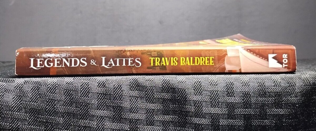 Legends and Lattes Travis Baldree 2022 Cozy Fantasy Hardcover VG