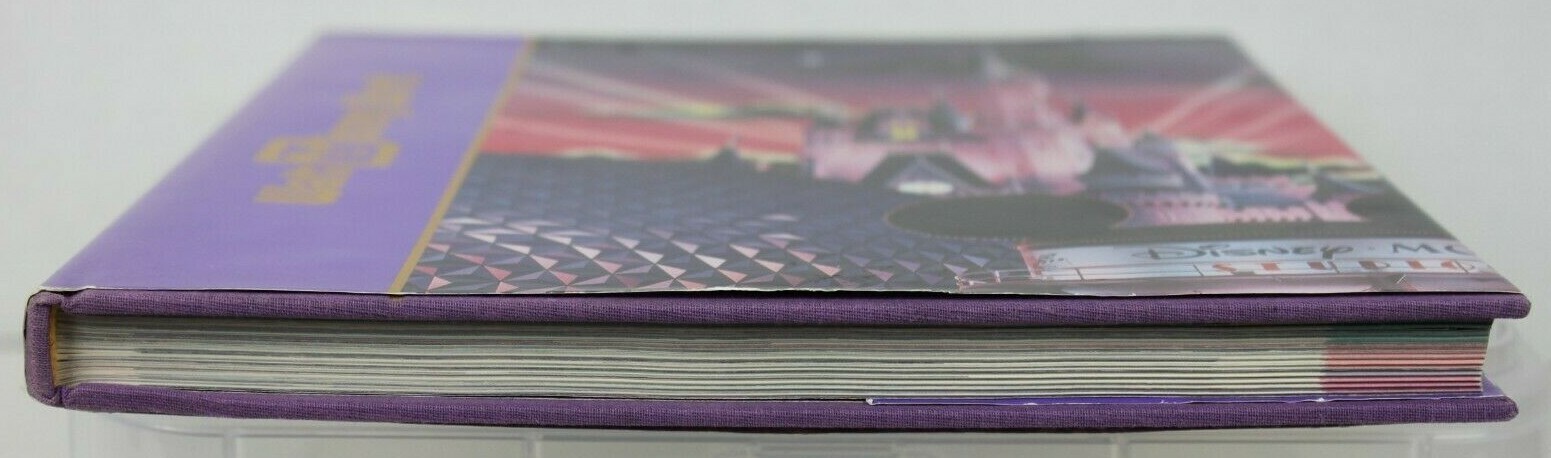 Walt Disney World Disney Kingdom Editions Purple Hardcover Book with Dust Jacket