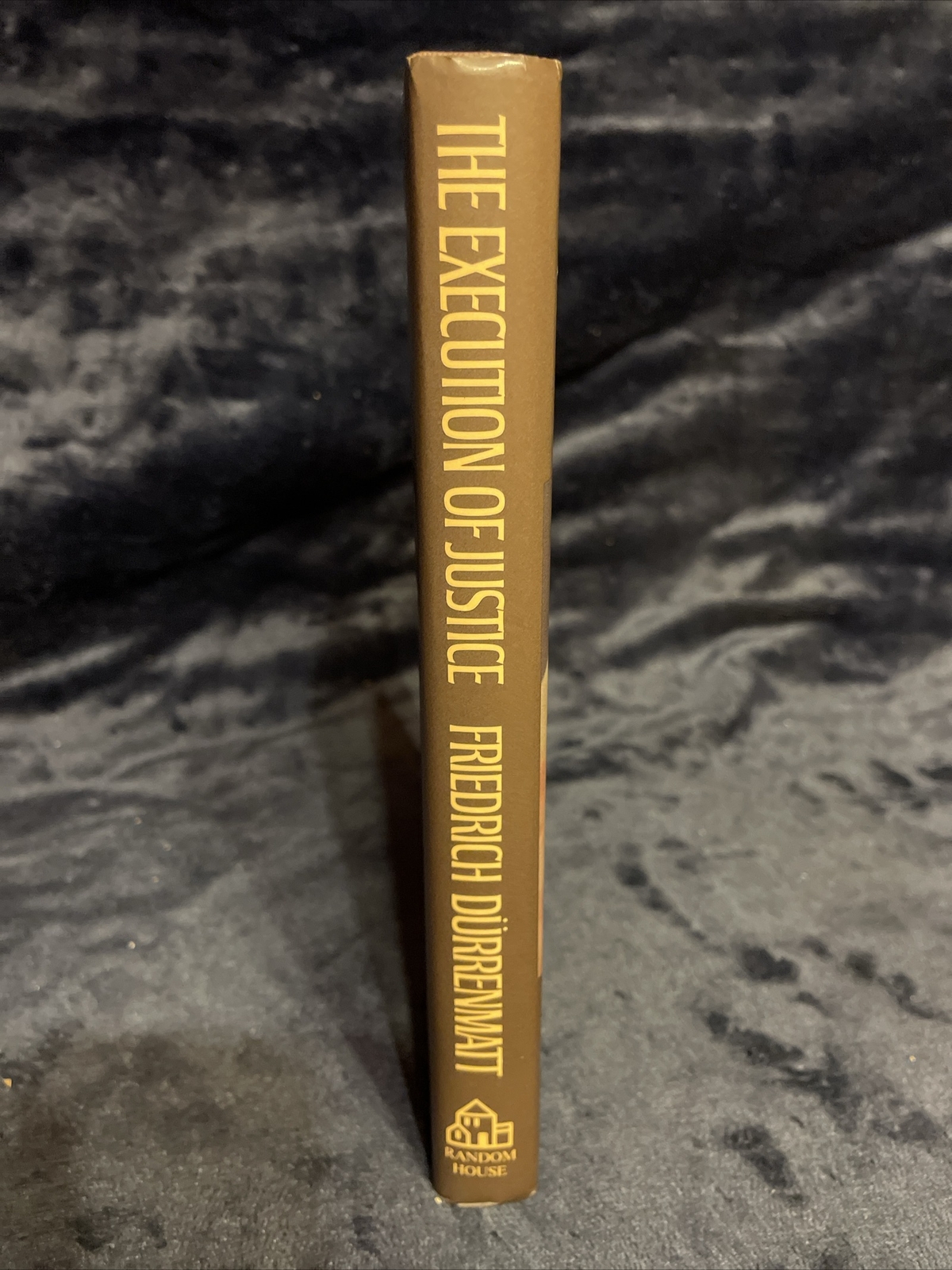 Friedrich Durrenmatt: The Execution of Justice HCDJ 1989 Random House Very Good