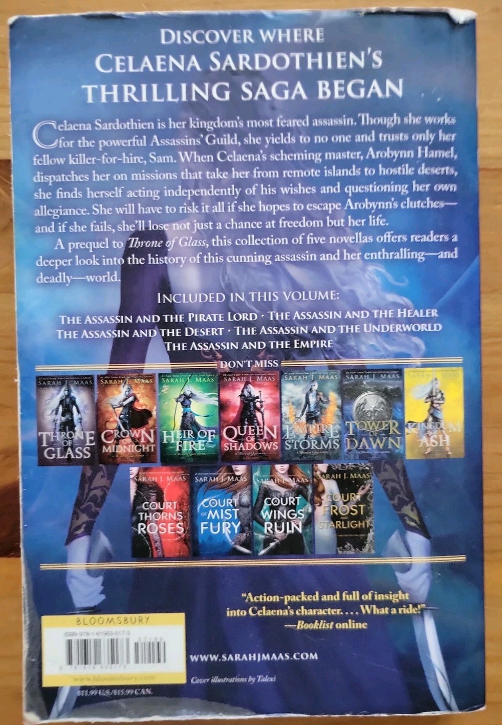 Assassin’s Blade By Sarah J. Maas – OUT OF PRINT EDITION