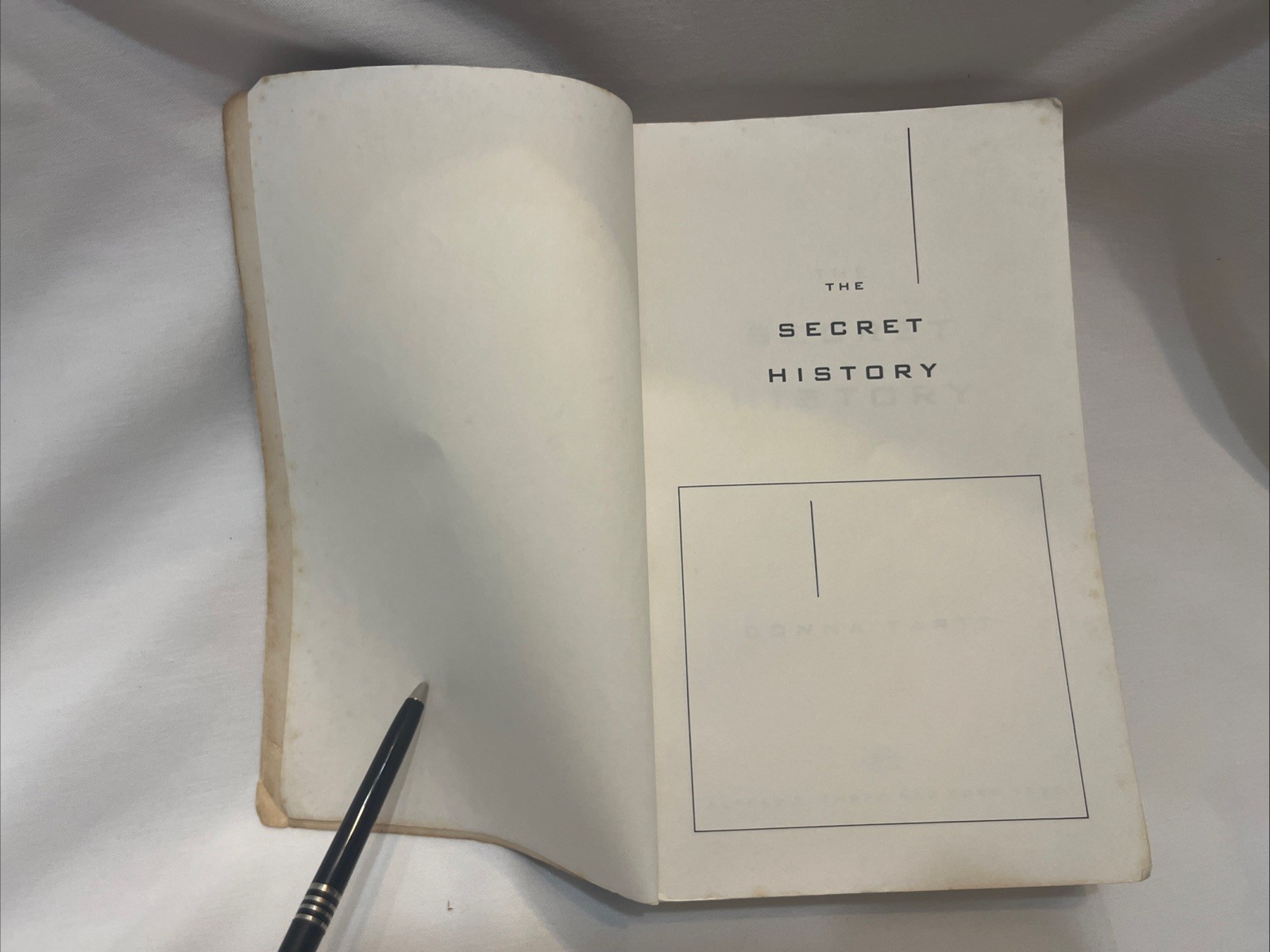 Vtg ADVANCED READERS EDITION The Secret History, Donna Tartt, Knopf 1992 PB RARE
