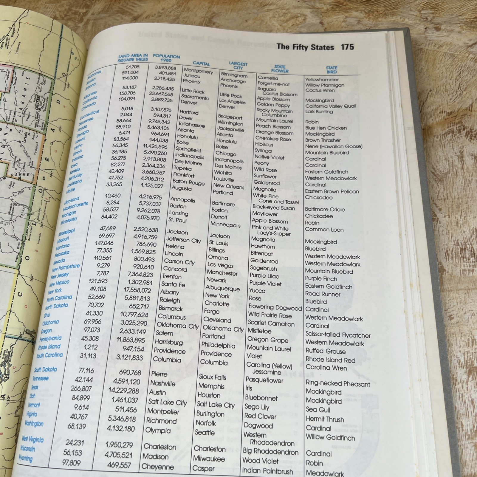 Funk And Wagnalls Hammond World Atlas Hardcover 1986