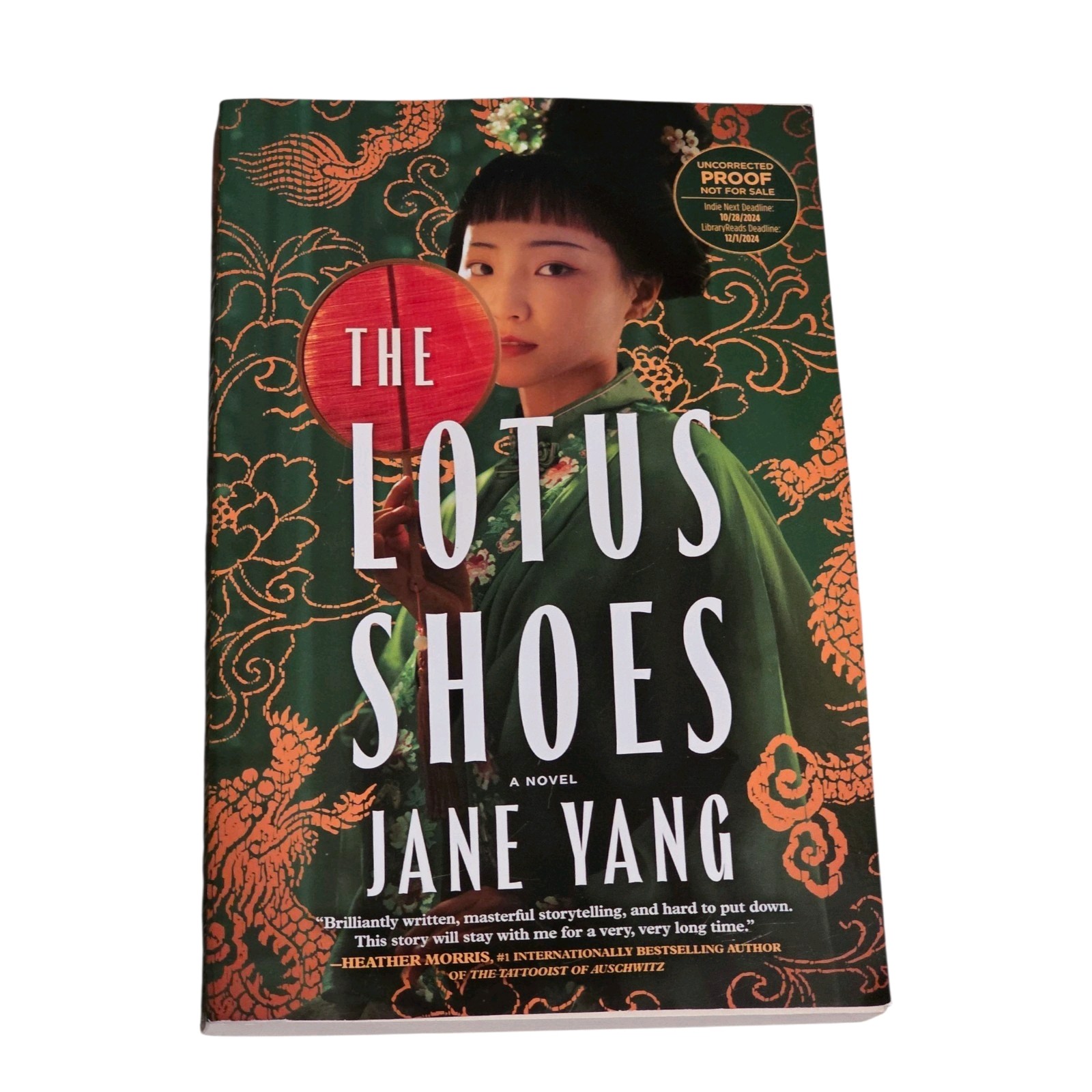 The Lotus Shoes Book Jane Yang Uncorrected Proof Historical 2024 Print Very Good