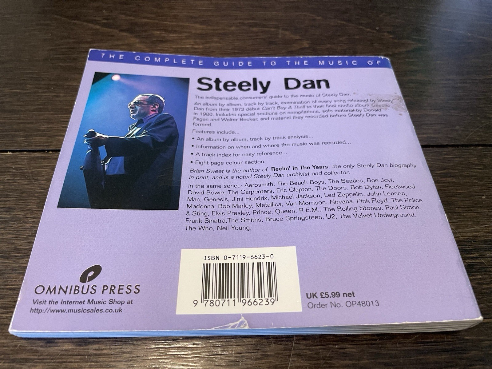 STEELY DAN (COMPLETE GUIDES TO THE MUSIC OF) By Brian Sweet Good Condition