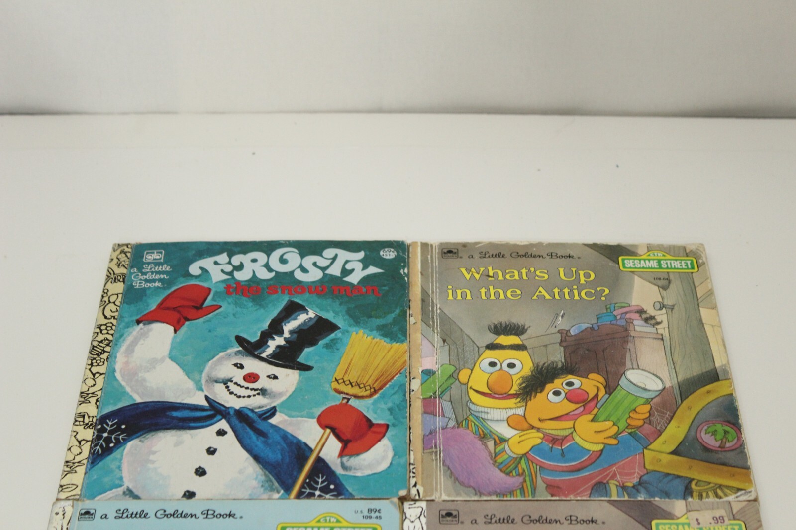 Little Golden Books Multiple Titles Frosty, Sesame Street Lot of 4